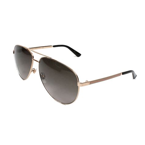 gold aviator sunglasses gucci|Gucci aviator sunglasses sale.